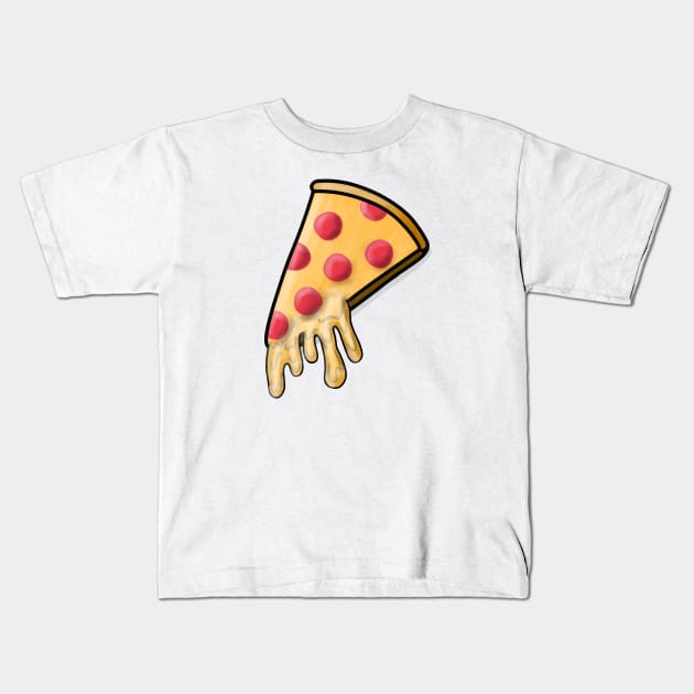 Pepperoni Pizza Kids T-Shirt by Oh Mars!